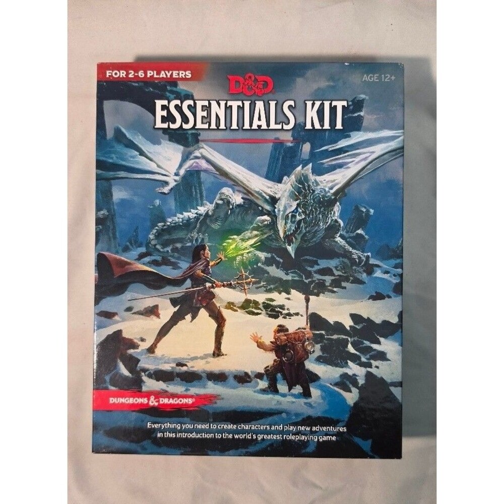 Dungeons And Dragons DND D&D Dragon of Icespire Peak Essentials Kit | Complete